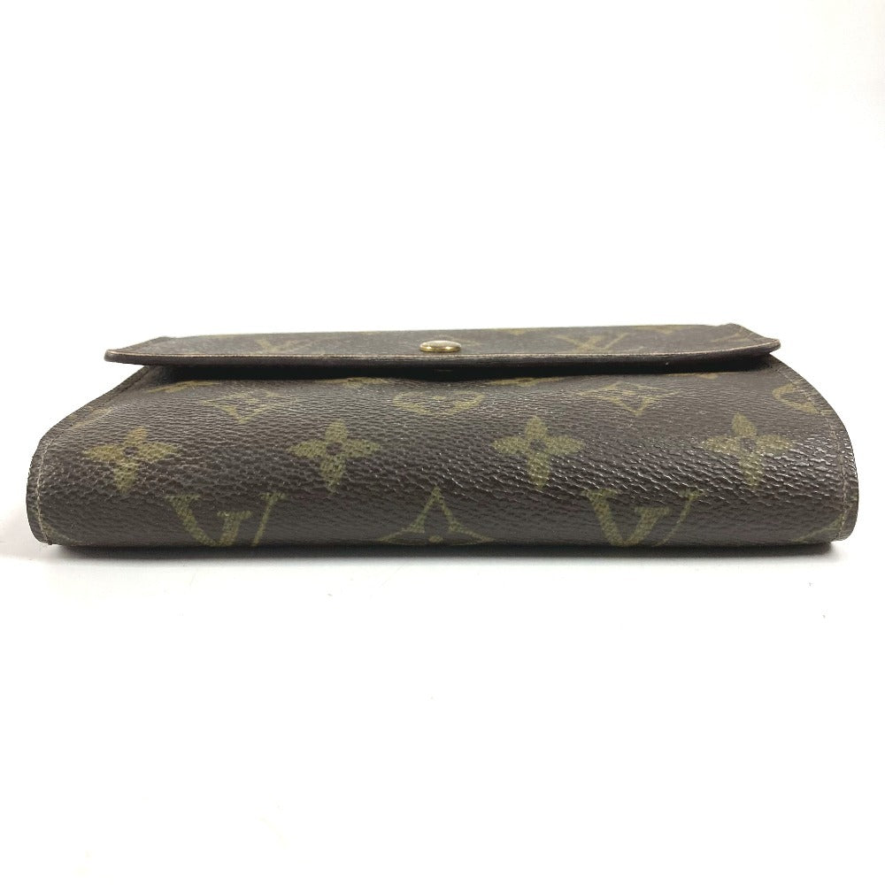 LOUIS VUITTON M61202 Monogram Portefeuille Tresor Etui Papier Long Wallet Flap Trifold Wallet Monogram Canvas Unisex Brown