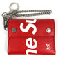 LOUIS VUITTON M67755 Epi Supreme Collaboration CH.CP Wallet Chain Wallet Compact Wallet Trifold Wallet Epi Leather Unisex Red