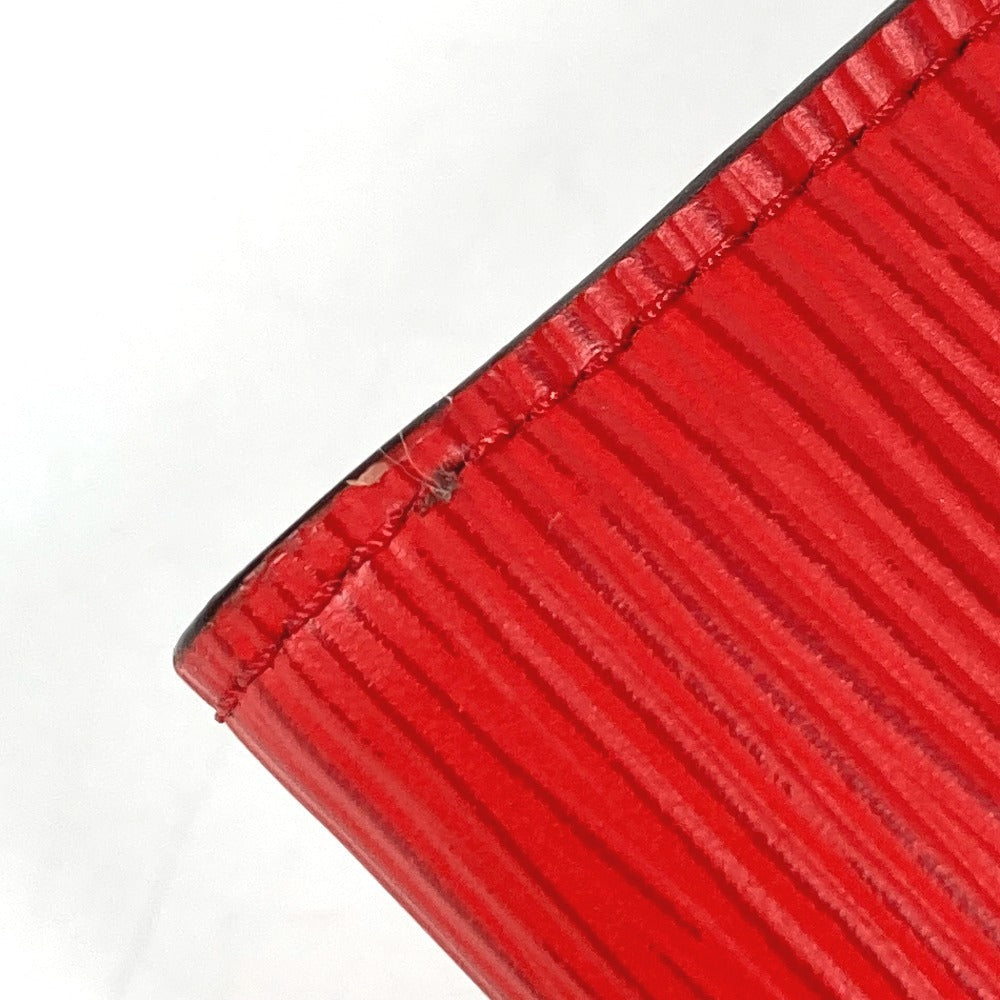 LOUIS VUITTON M67755 Epi Supreme Collaboration CH.CP Wallet Chain Wallet Compact Wallet Trifold Wallet Epi Leather Unisex Red