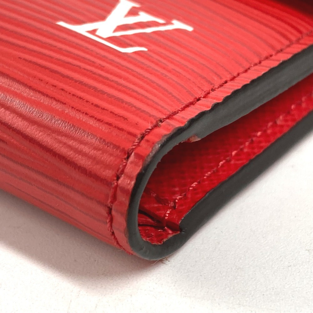 LOUIS VUITTON M67755 Epi Supreme Collaboration CH.CP Wallet Chain Wallet Compact Wallet Trifold Wallet Epi Leather Unisex Red