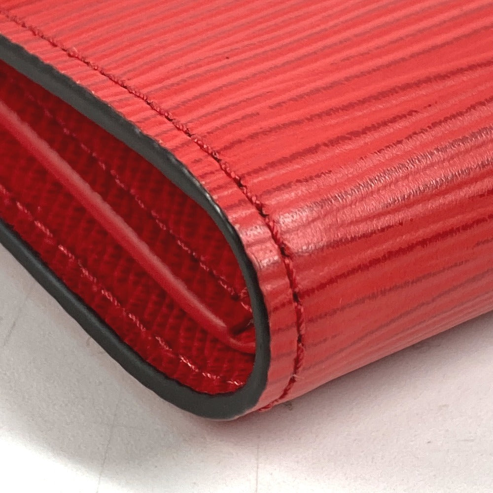 LOUIS VUITTON M67755 Epi Supreme Collaboration CH.CP Wallet Chain Wallet Compact Wallet Trifold Wallet Epi Leather Unisex Red