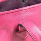 LOEWE Logo Heritage Tote Bag Shoulder Bag Leather Unisex Pink