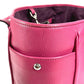 LOEWE Logo Heritage Tote Bag Shoulder Bag Leather Unisex Pink