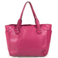 LOEWE Logo Heritage Tote Bag Shoulder Bag Leather Unisex Pink