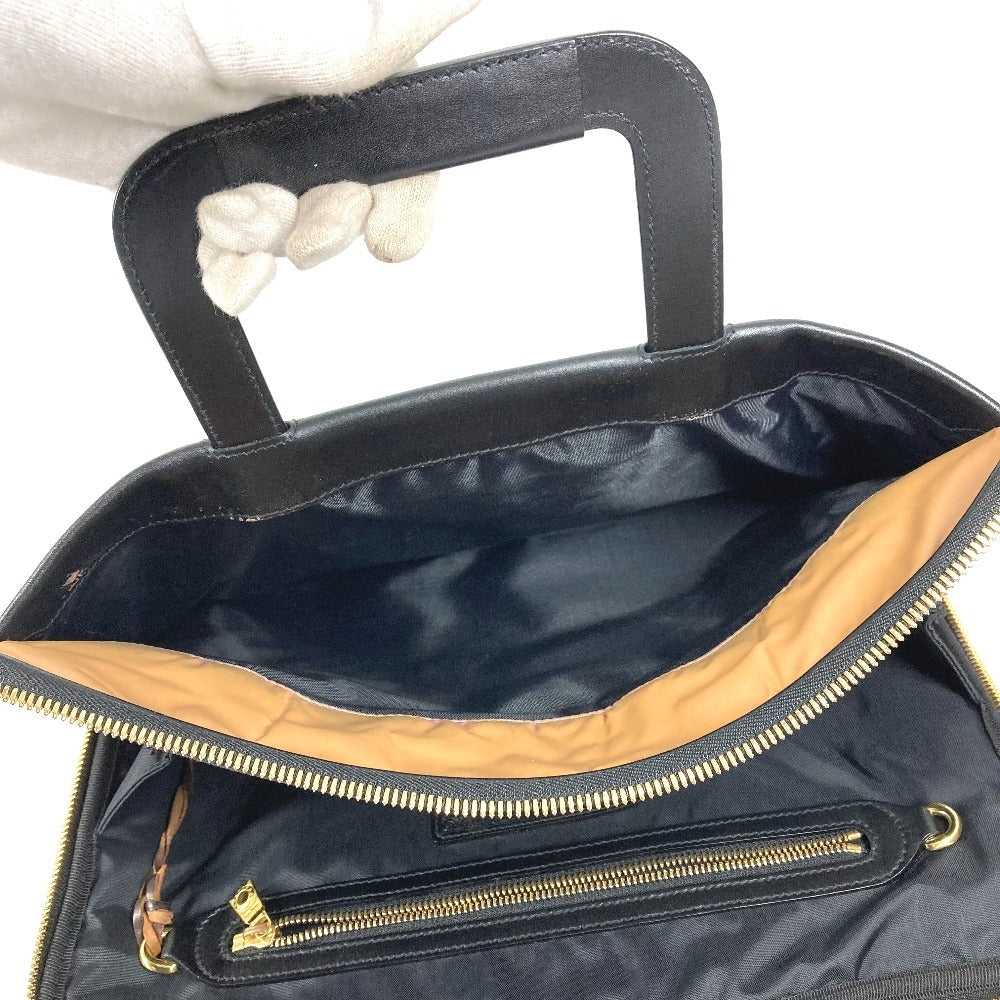 HUNTING WORLD Business Bag Laptop Case PC Logo Bag Tote Bag Document Bag Bicolor Handbag BATTUE CLOTH Unisex Beige