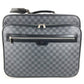 LOUIS VUITTON N23206 Damier Graphite Pilot Case 2-Wheel Suitcase Travel Bag Carry-On Damier Graphite Canvas Unisex Black