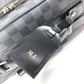 LOUIS VUITTON N23206 Damier Graphite Pilot Case 2-Wheel Suitcase Travel Bag Carry-On Damier Graphite Canvas Unisex Black