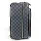 LOUIS VUITTON N23206 Damier Graphite Pilot Case 2-Wheel Suitcase Travel Bag Carry-On Damier Graphite Canvas Unisex Black