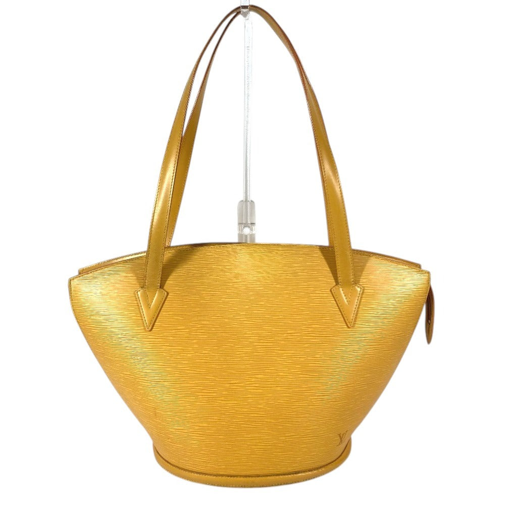 LOUIS VUITTON M52269 エピ サンジャック ショッピング 肩掛け カバン トートバッグ ショルダーバッグ エピレザー レディース タッシリイエロー イエロー