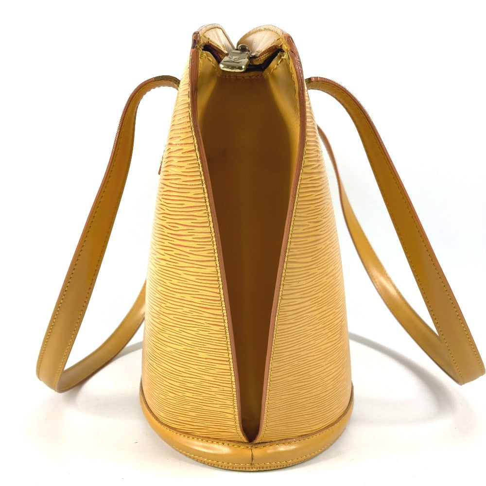 LOUIS VUITTON M52269 エピ サンジャック ショッピング 肩掛け カバン トートバッグ ショルダーバッグ エピレザー レディース タッシリイエロー イエロー