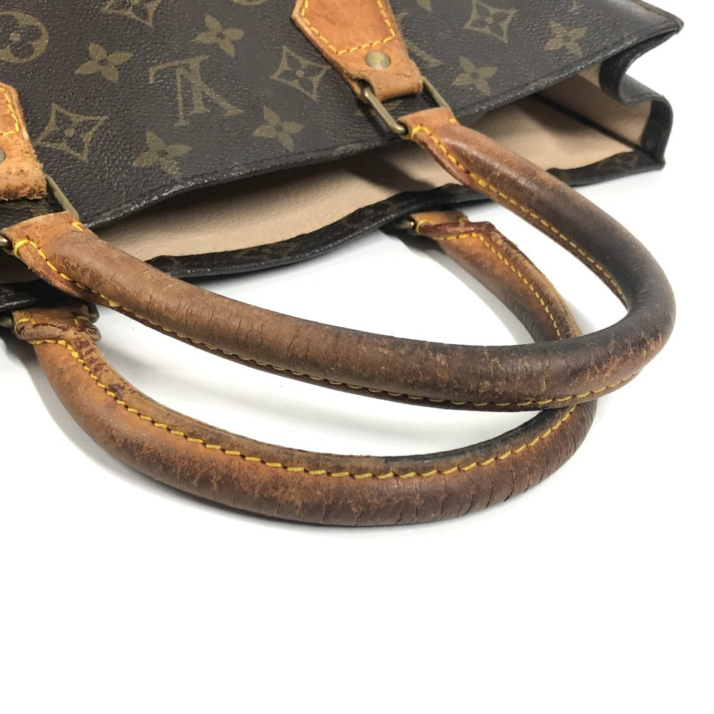 LOUIS VUITTON M51140 Monogram Sac Plat Tote Bag, Vertical Tote Handbag, Monogram Canvas, Unisex, Brown