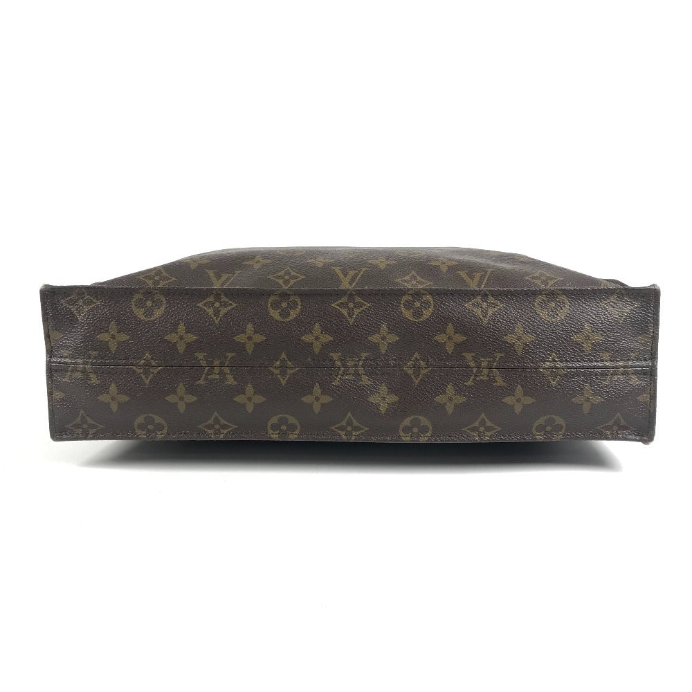 LOUIS VUITTON M51140 Monogram Sac Plat Tote Bag, Vertical Tote Handbag, Monogram Canvas, Unisex, Brown