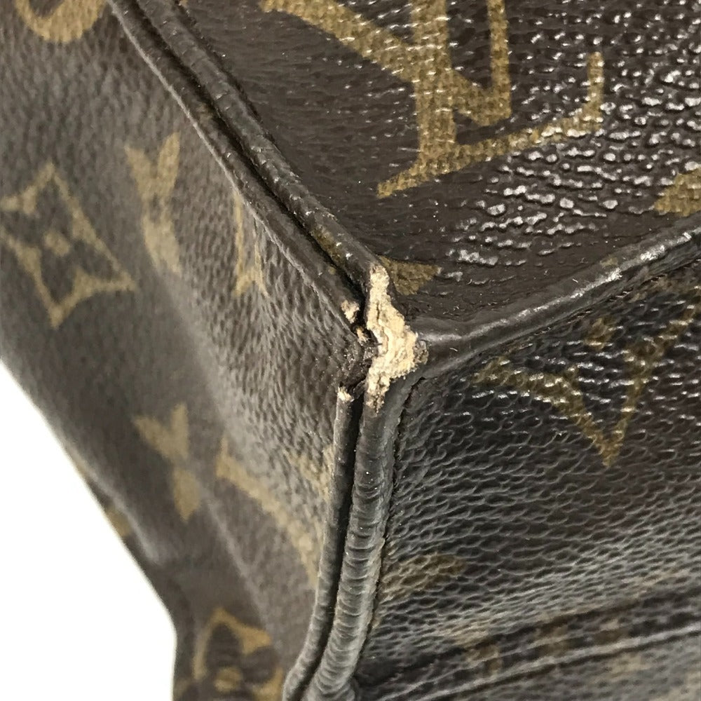LOUIS VUITTON M51140 Monogram Sac Plat Tote Bag, Vertical Tote Handbag, Monogram Canvas, Unisex, Brown