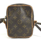 LOUIS VUITTON M45268 モノグラム ミニダヌーブ ミニ ダヌーブ カバン 肩掛け ポシェット ショルダーバッグ モノグラムキャンバス ユニセックス ブラウン