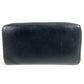 GUCCI 547591 Logo Long Wallet Round Zipper Leather Unisex Black