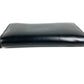 GUCCI 547591 Logo Long Wallet Round Zipper Leather Unisex Black