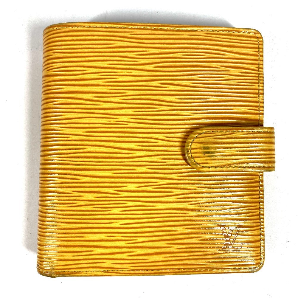 LOUIS VUITTON M63559 Epi Portefeuille Compact Compact Wallet Bi-fold wallet Epi leather Unisex Tassili Yellow