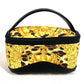 VERSACE Leopard Vintage Vanity Bag Mini Multi Pouch Cosmetic Pouch Makeup Pouch Pile Pouch PVC/Leather Unisex Yellow