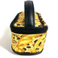VERSACE Leopard Vintage Vanity Bag Mini Multi Pouch Cosmetic Pouch Makeup Pouch Pile Pouch PVC/Leather Unisex Yellow