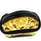 VERSACE Leopard Vintage Vanity Bag Mini Multi Pouch Cosmetic Pouch Makeup Pouch Pile Pouch PVC/Leather Unisex Yellow