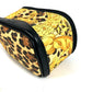 VERSACE Leopard Vintage Vanity Bag Mini Multi Pouch Cosmetic Pouch Makeup Pouch Pile Pouch PVC/Leather Unisex Yellow