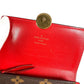 LOUIS VUITTON M64587 Monogram Portefeuille Flore Compact Compact Wallet Bi-fold Wallet Monogram Canvas Ladies Red