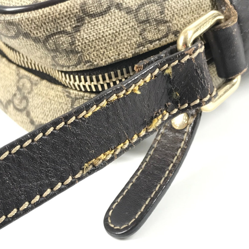GUCCI 233268 GG Supreme Logo Crossbody Pouch Bag Shoulder Bag GG Supreme Canvas Unisex Beige