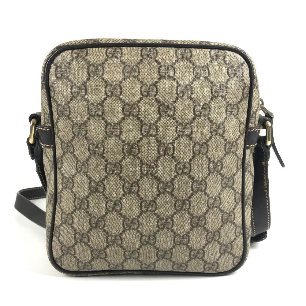 GUCCI 233268 GG Supreme Logo Crossbody Pouch Bag Shoulder Bag GG Supreme Canvas Unisex Beige