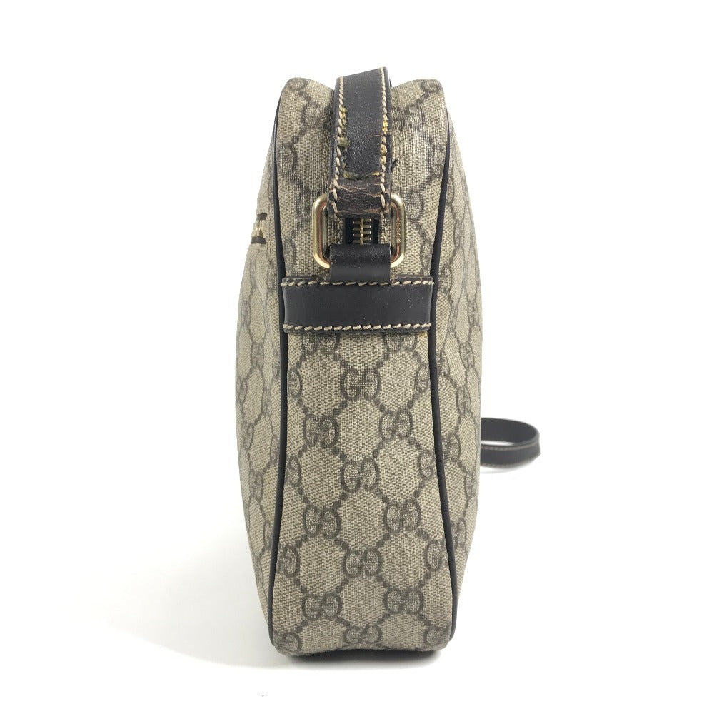 GUCCI 233268 GG Supreme Logo Crossbody Pouch Bag Shoulder Bag GG Supreme Canvas Unisex Beige