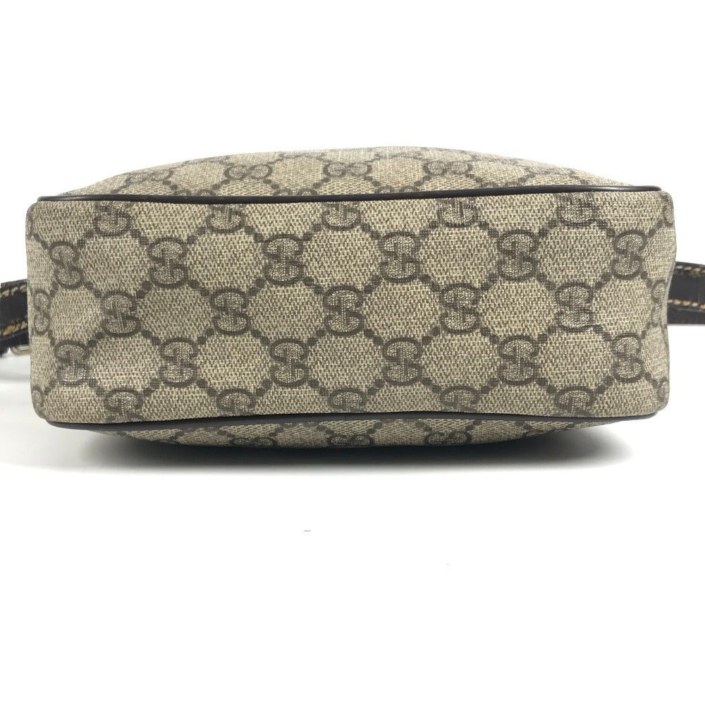 GUCCI 233268 GG Supreme Logo Crossbody Pouch Bag Shoulder Bag GG Supreme Canvas Unisex Beige