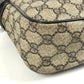 GUCCI 233268 GG Supreme Logo Crossbody Pouch Bag Shoulder Bag GG Supreme Canvas Unisex Beige