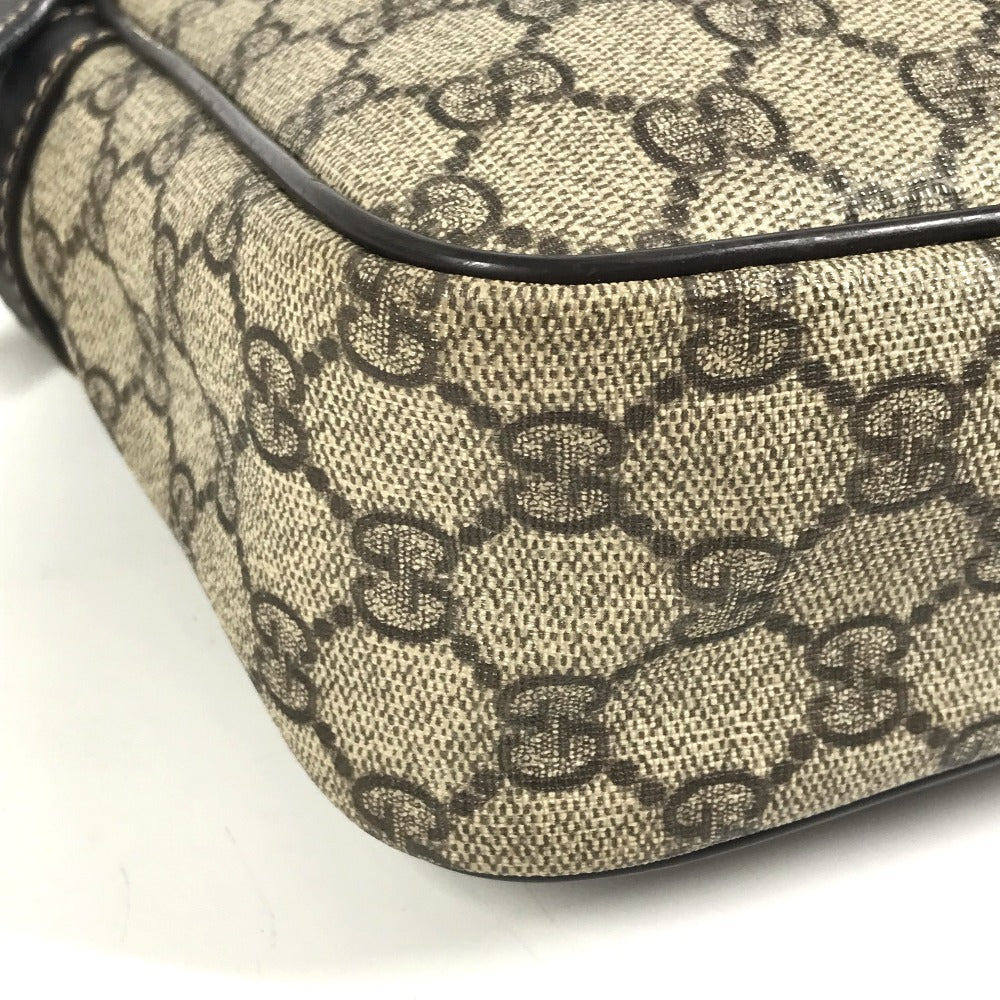 GUCCI 233268 GG Supreme Logo Crossbody Pouch Bag Shoulder Bag GG Supreme Canvas Unisex Beige