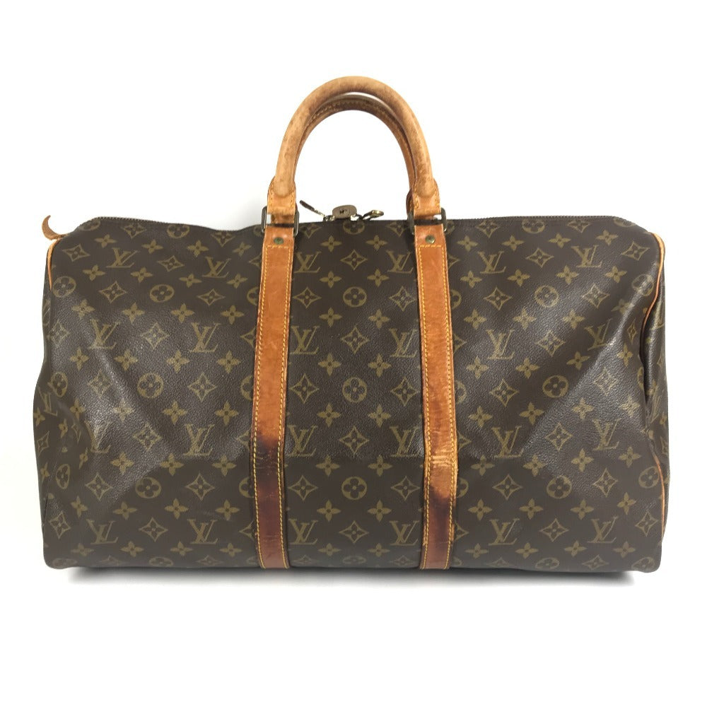 LOUIS VUITTON M41426 Monogram Keepall 50 Travel Bag, Handbag, Travel Bag, Boston Bag, Monogram Canvas, Unisex, Brown