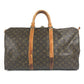 LOUIS VUITTON M41426 Monogram Keepall 50 Travel Bag, Handbag, Travel Bag, Boston Bag, Monogram Canvas, Unisex, Brown