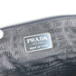 PRADA B5877F トライアングルロゴ 三角ロゴ プレート カバン 肩掛け トートバッグ ショルダーバッグ ナイロン ユニセックス ブラック