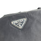 PRADA B5877F トライアングルロゴ 三角ロゴ プレート カバン 肩掛け トートバッグ ショルダーバッグ ナイロン ユニセックス ブラック