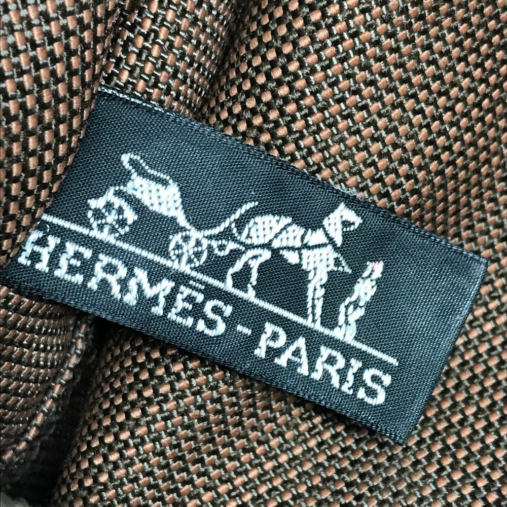 HERMES เออร์ไลน์ บาซัส PM บาซัส PM กระเป๋า สะพายข้าง กระเป๋าสะพาย Messenger Bag ผ้าแคนวาส unisex สีน้ำตาล