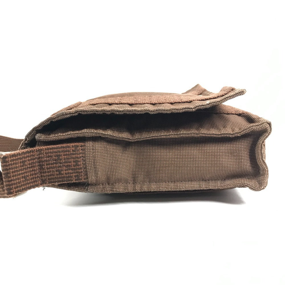 HERMES เออร์ไลน์ บาซัส PM บาซัส PM กระเป๋า สะพายข้าง กระเป๋าสะพาย Messenger Bag ผ้าแคนวาส unisex สีน้ำตาล