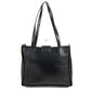 Salvatore Ferragamo โลโก้ กระเป๋า สะพายไหล่/สะพายข้าง/โท้ท กระเป๋าสะพายข้าง หนังปั๊มลาย ยูนิเซ็กส์ สีดำ