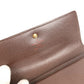 LOUIS VUITTON N61202 Damier Portefeuille Etui Papier กระเป๋าสตางค์พับสามทบขนาดกะทัดรัด Damier Canvas Unisex Ebène สีน้ำตาล