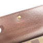 LOUIS VUITTON N61202 Damier Portefeuille Etui Papier กระเป๋าสตางค์พับสามทบขนาดกะทัดรัด Damier Canvas Unisex Ebène สีน้ำตาล
