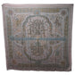 HERMES Aux Portes du Palais Kare 140 Carre 140 Shawl Stole Large Scarf Silk Unisex Purple