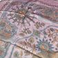 HERMES Aux Portes du Palais Kare 140 Carre 140 Shawl Stole Large Scarf Silk Unisex Purple