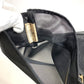 FENDI วินเทจ FF โลโก้ กระเป๋าสะพายข้างตาข่าย กระเป๋าโท้ท กระเป๋าถือ หนัง/ตาข่าย ยูนิเซ็กส์ สีดำ