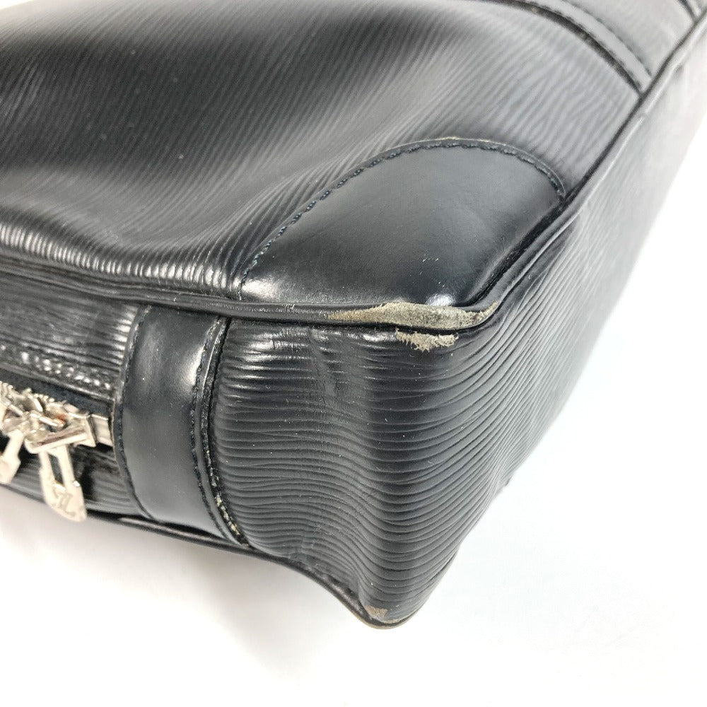 LOUIS VUITTON M54472 Epi Porte Document Voyage PDV กระเป๋าถือ กระเป๋าเอกสาร กระเป๋าเอกสาร กระเป๋าธุรกิจ หนัง Epi Unisex สีดำ Noir
