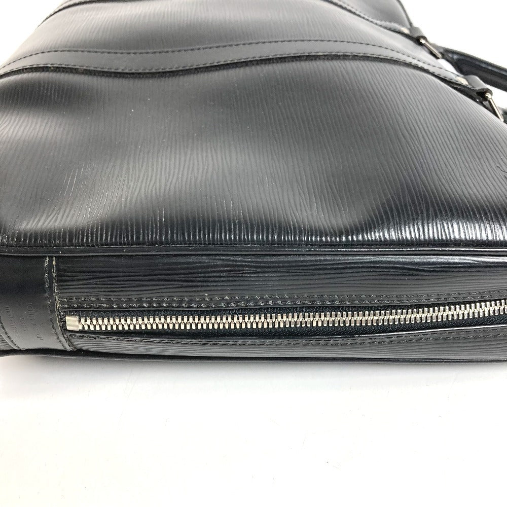 LOUIS VUITTON M54472 Epi Porte Document Voyage PDV กระเป๋าถือ กระเป๋าเอกสาร กระเป๋าเอกสาร กระเป๋าธุรกิจ หนัง Epi Unisex สีดำ Noir