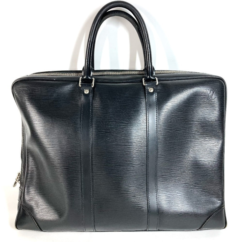LOUIS VUITTON M54472 Epi Porte Document Voyage PDV กระเป๋าถือ กระเป๋าเอกสาร กระเป๋าเอกสาร กระเป๋าธุรกิจ หนัง Epi Unisex สีดำ Noir