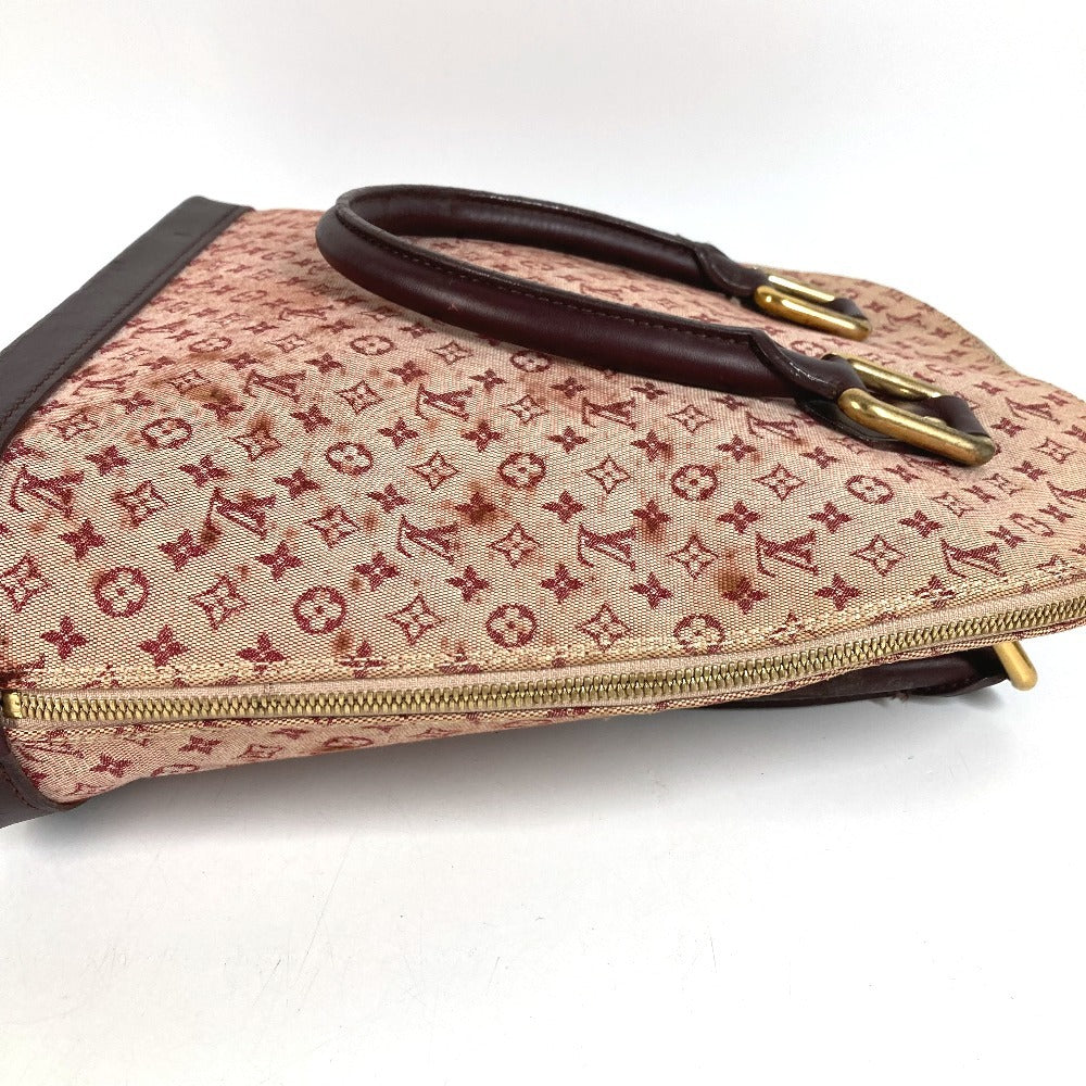 LOUIS VUITTON M92204 โมโนแกรมมินิ อัลมา แฮนด์แบ็ก โท้ทแบ็ก กระเป๋า กระเป๋าสะพายข้าง โมโนแกรมมินิแคนวาส สำหรับผู้หญิง สีกุหลาบแดง
