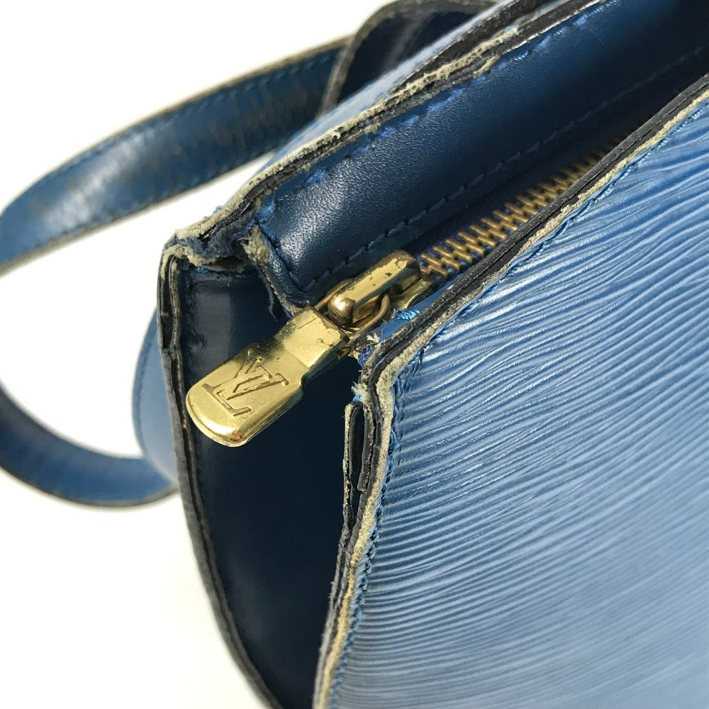 LOUIS VUITTON M52265 Epi Saint Jacques Shopping Shoulder Bag กระเป๋าสะพาย กระเป๋าถือ หนัง Epi Unisex Toledo Blue สีน้ำเงิน