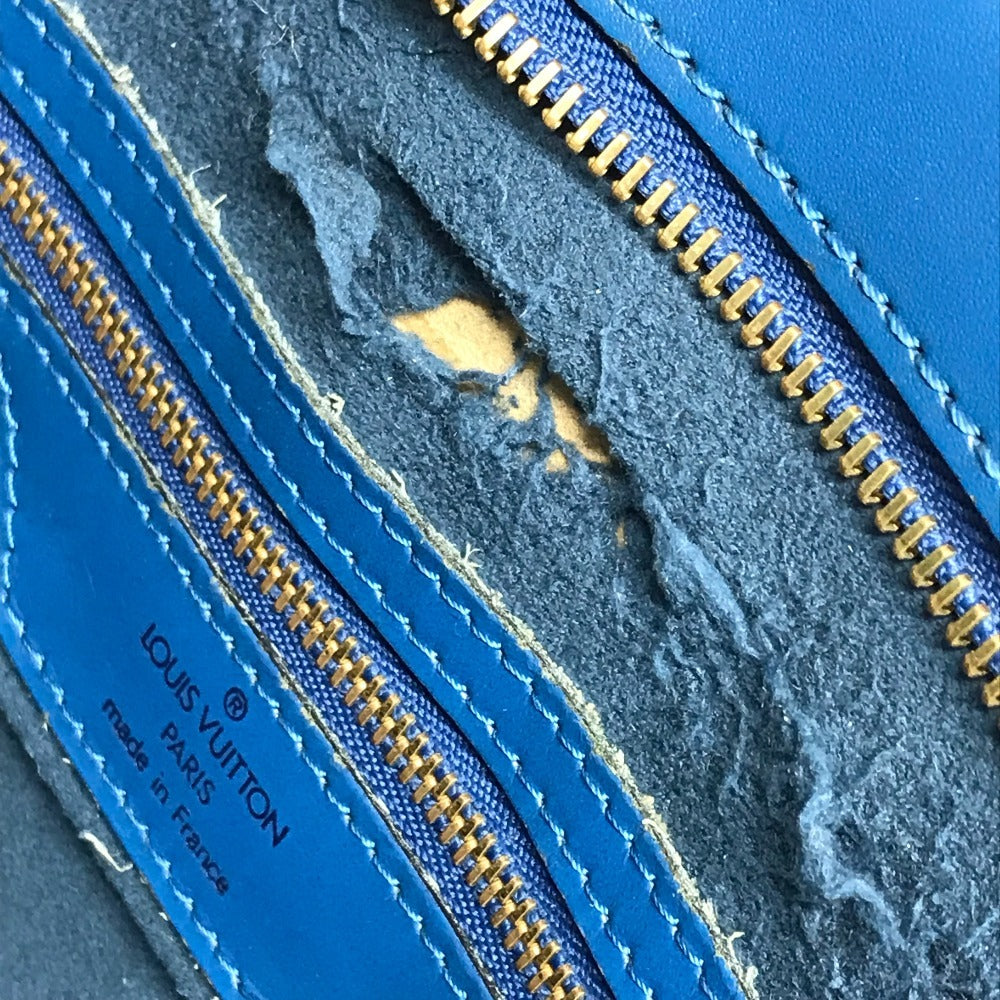 LOUIS VUITTON M52265 Epi Saint Jacques Shopping Shoulder Bag กระเป๋าสะพาย กระเป๋าถือ หนัง Epi Unisex Toledo Blue สีน้ำเงิน